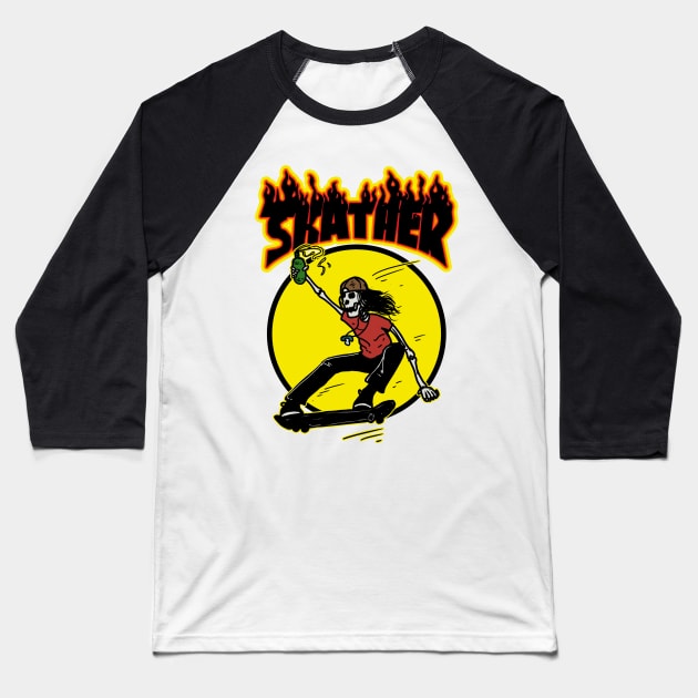 Skather Boy!!! Baseball T-Shirt by agathatito